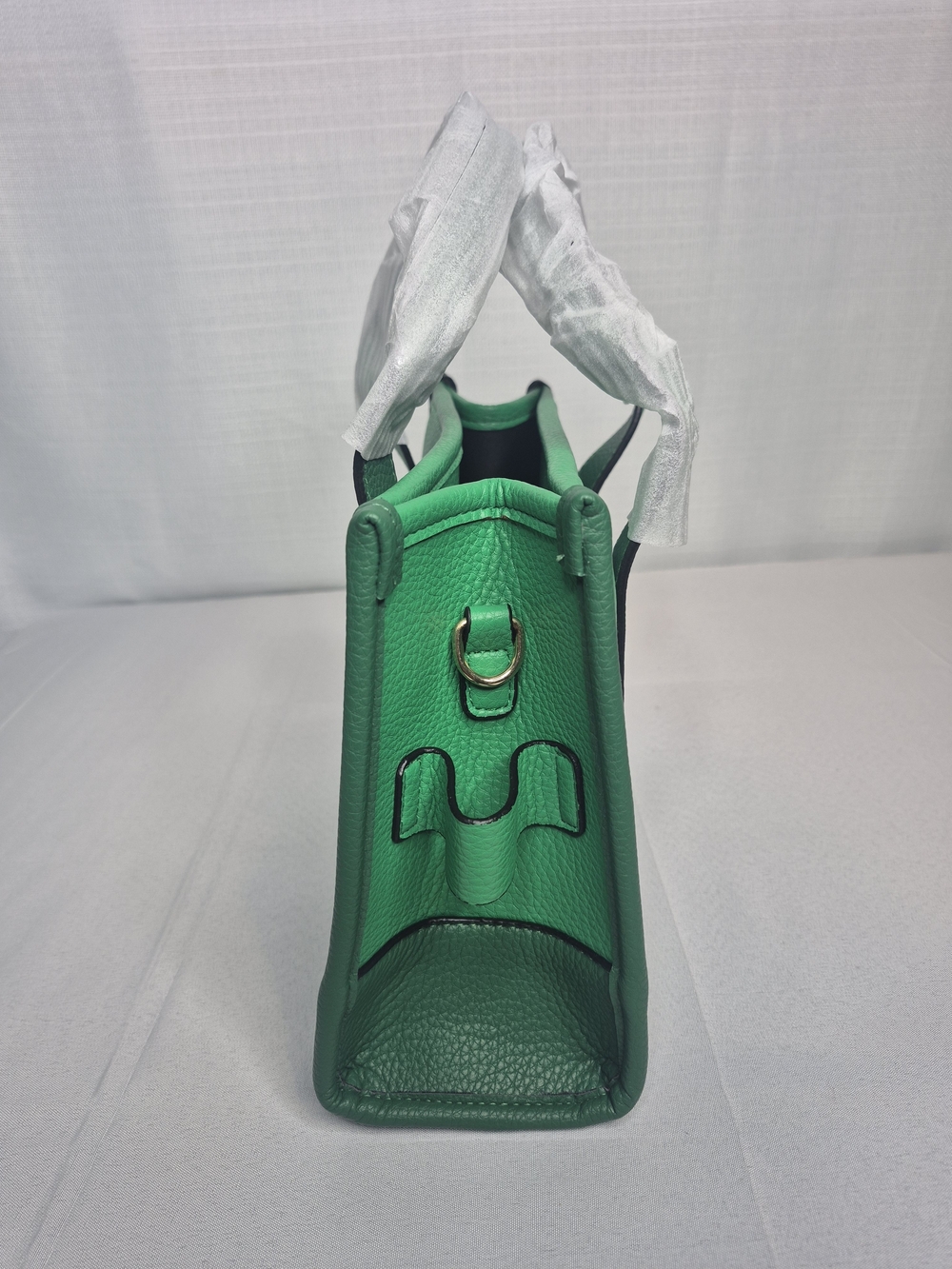 Fashion Green Structured Tote Bag NWOT - Picture 7 of 12